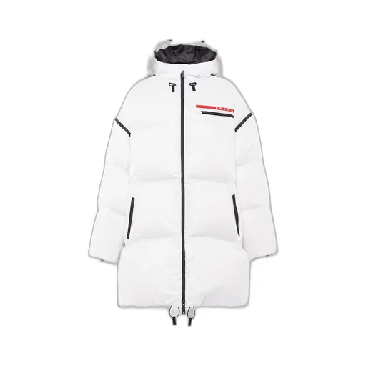 Oversized technical Re-Nylon down coat