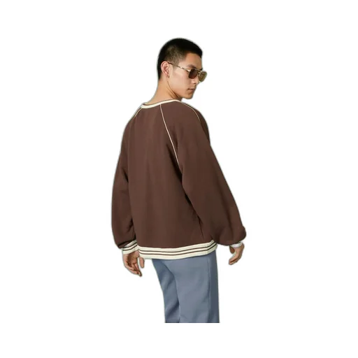 Cotton jersey sweatshirt with patch