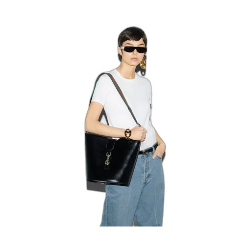 Medium bucket shoulder bag