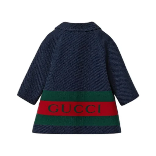 Baby wool coat with Web