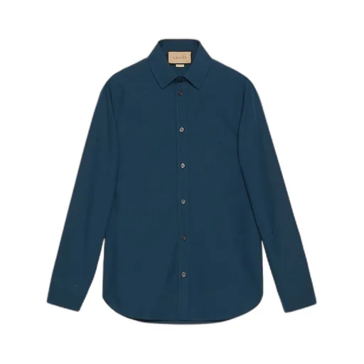 Cotton poplin shirt