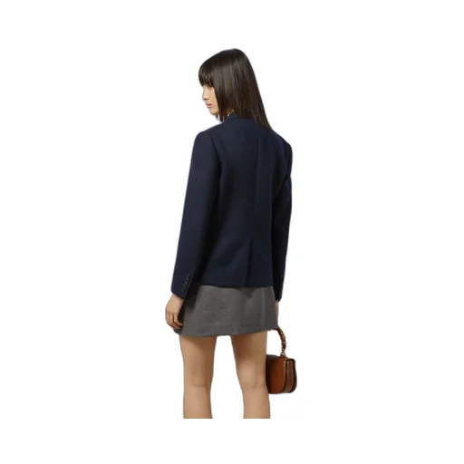 Cashmere twill jacket with Horsebit