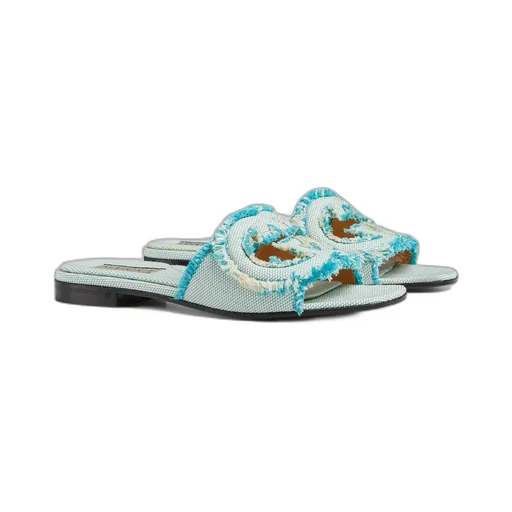 Women's Interlocking G slide sandal
