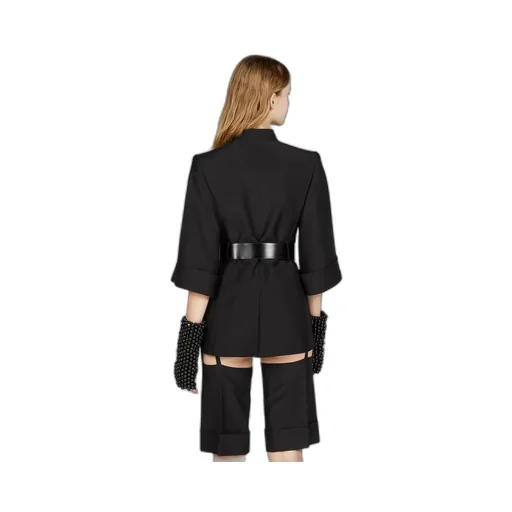 Soft wool silk jacket