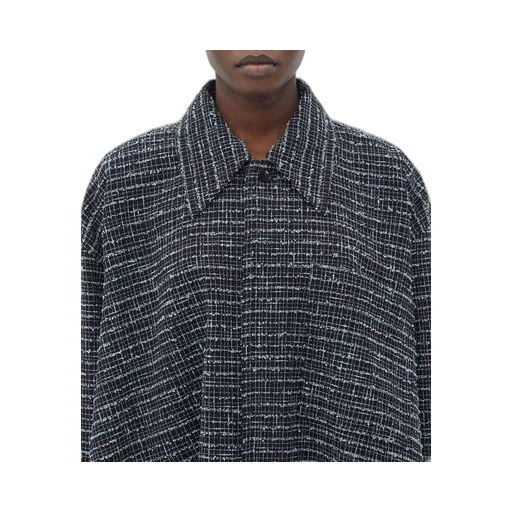 Structured Tweed Shirt Jacket