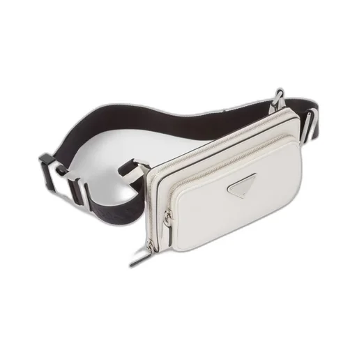 Saffiano leather belt bag