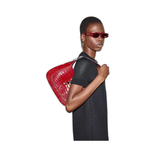 Gucci Jackie crocodile shoulder bag