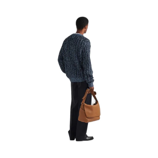 Wool and cashmere crew-neck sweater