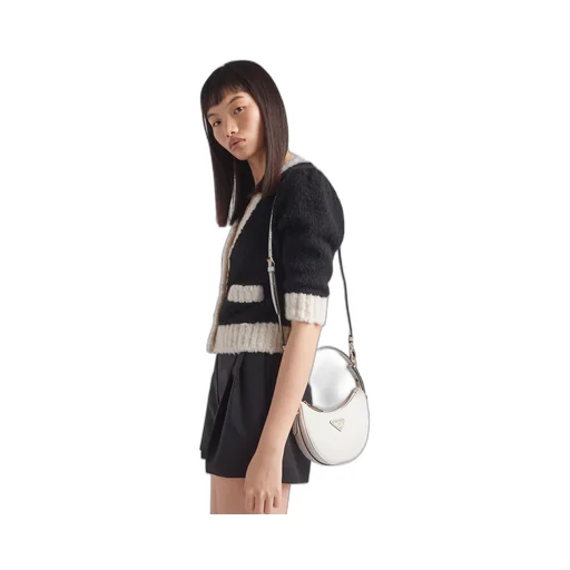 Prada Arqué leather mini shoulder bag