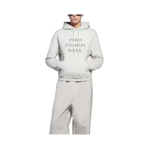 Fashion Week Shrunk Hooded Sweatshirt Grey