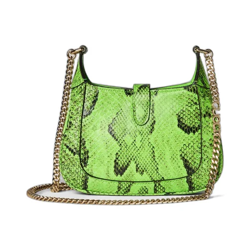 Gucci Jackie Notte python mini bag