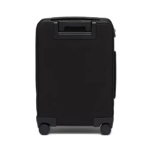 Re-Nylon and Saffiano leather trolley