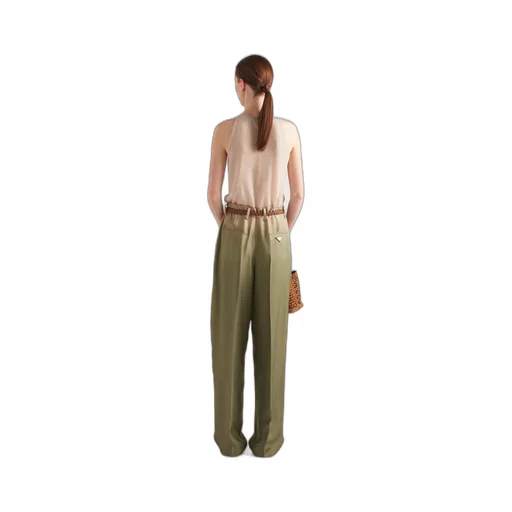 Gradient twill pants