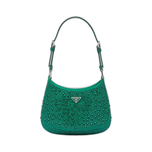 Prada Cleo satin bag with crystals