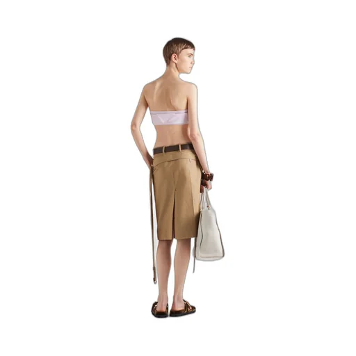 Cotton twill skirt