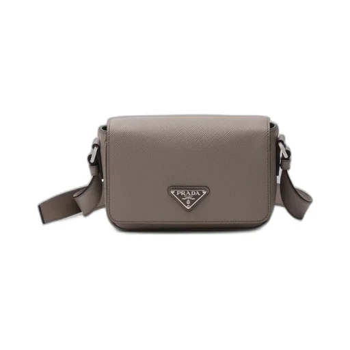 Saffiano leather shoulder bag