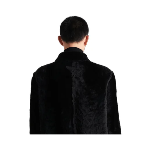Shearling blouson jacket