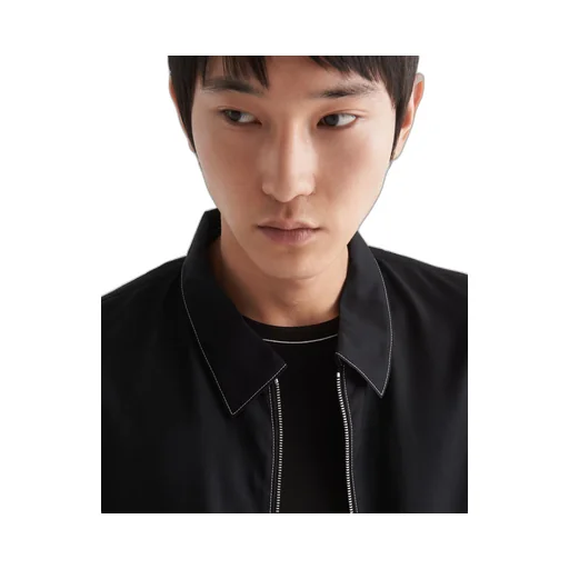 Wool blouson jacket