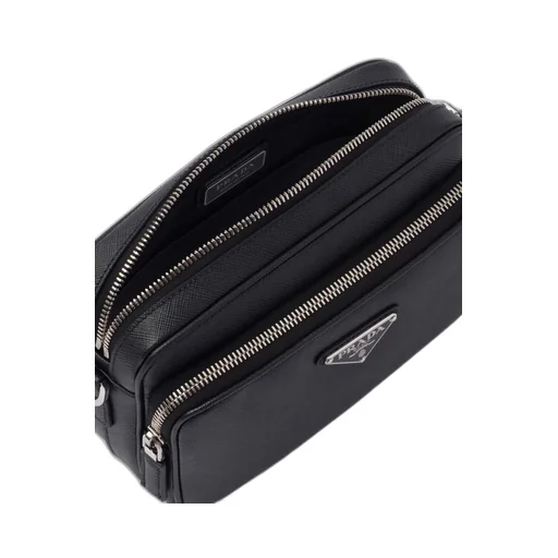 Saffiano leather shoulder bag