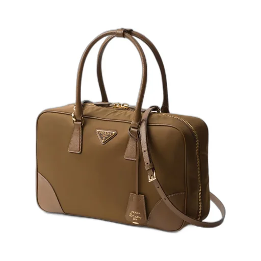 Prada Re-Edition 1978 large Re-Nylon and Saffiano leather two-handle bag
