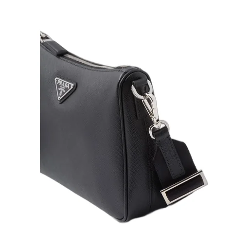 Saffiano-leather shoulder bag