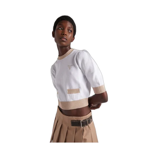 Cotton crew-neck sweater