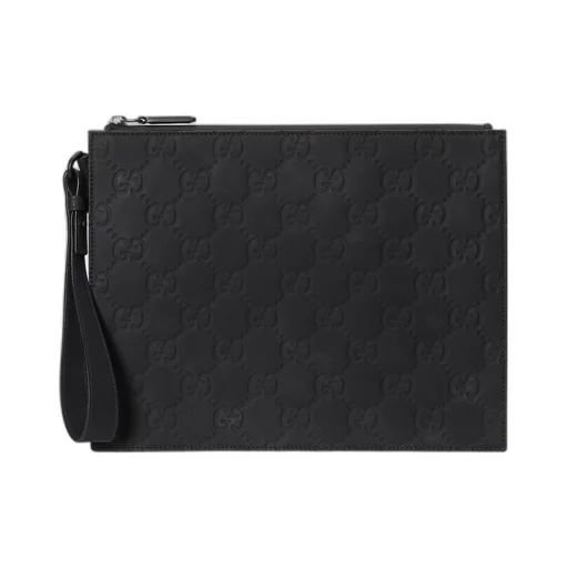GG rubber-effect pouch