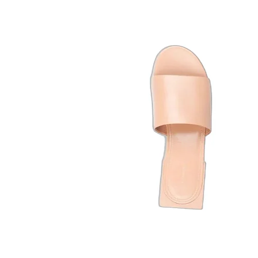 Box Mule Sandal Beige