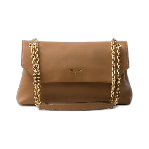 Medium leather shoulder bag