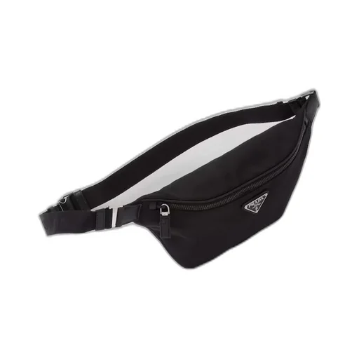 Re-Nylon and Saffiano leather belt bag