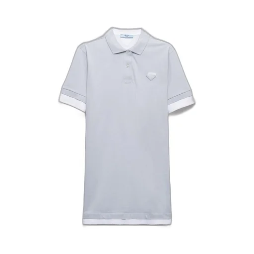 Piqué and jersey dress