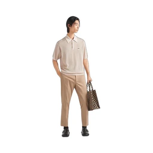 Cotton gabardine pants