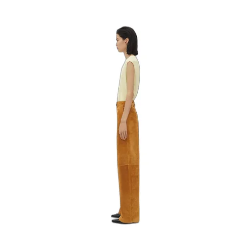 Suede Leather Trousers