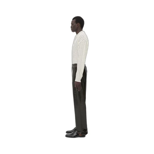 Shiny Leather Elasticated Trousers