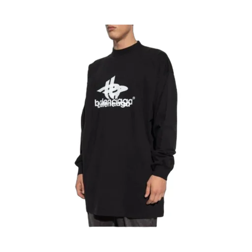 Layered Sports Long Sleeve T-shirt Oversized
