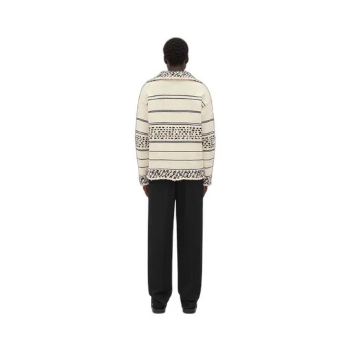 Cotton And Wool Textured Jumper
