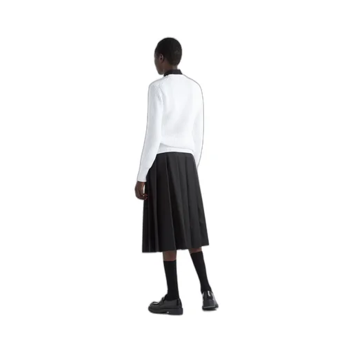 Cotton crew-neck sweater