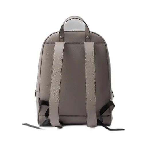 Saffiano leather backpack