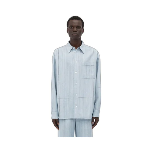 Viscose Silk Shirt With Embroidered Detail