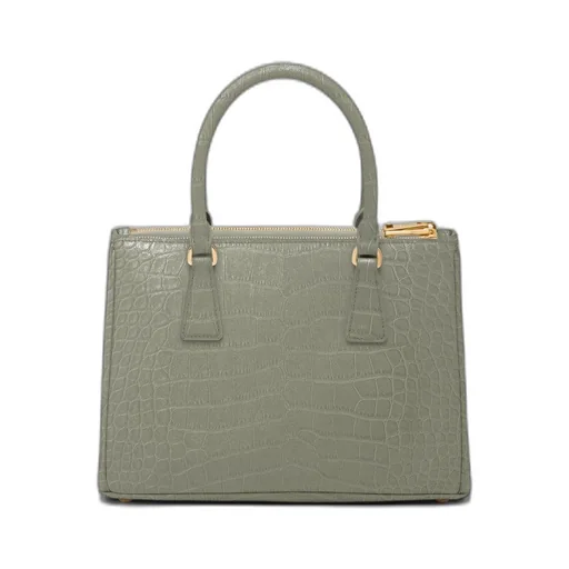 Medium Prada Galleria crocodile leather bag