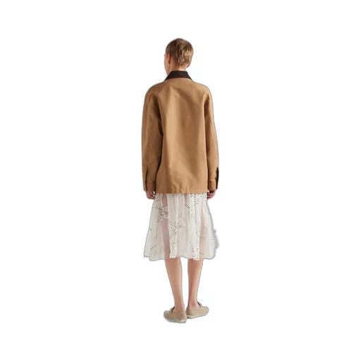 Technical canvas blouson jacket