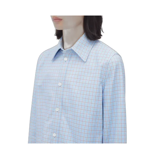 Printed Leather Check Shirt