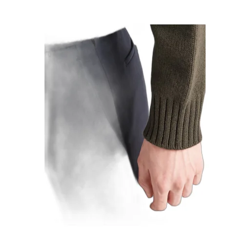 Wool and mohair pants