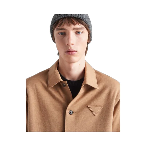 Wool blend shirt