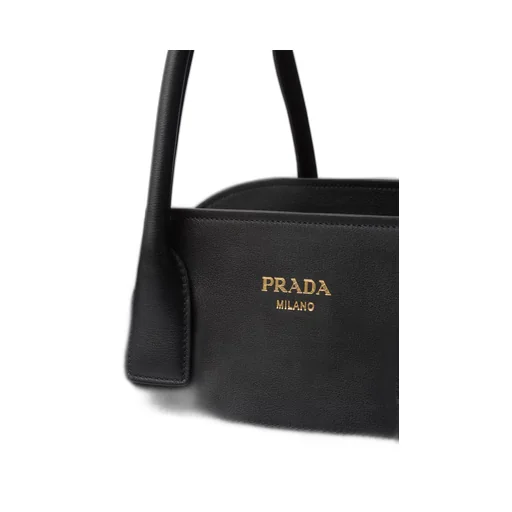 Medium leather tote bag