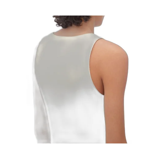 Compact Cotton Rib Jersey Tank Top