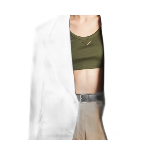 Ribbed knit crop top