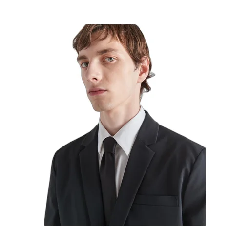Single-breasted techno stretch suit