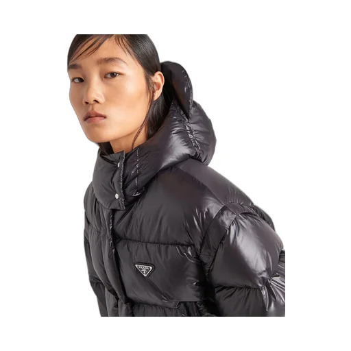 Re-Nylon convertible cropped down jacket