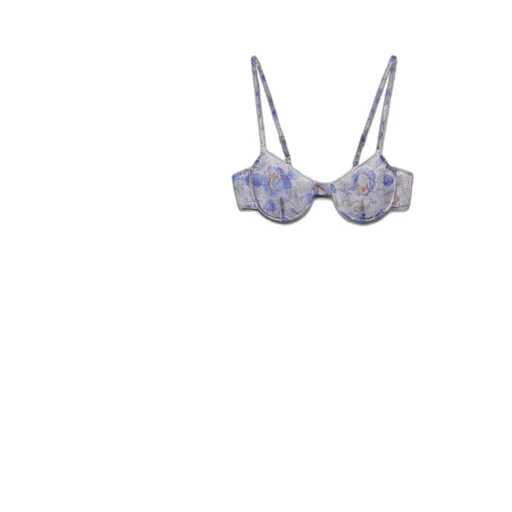 Printed nylonette bra